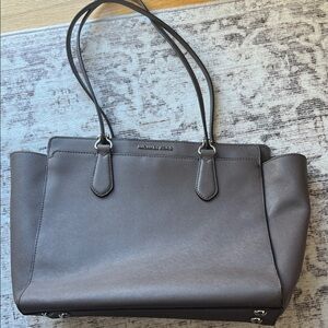 Michael Kors Charcoal Leather Tote